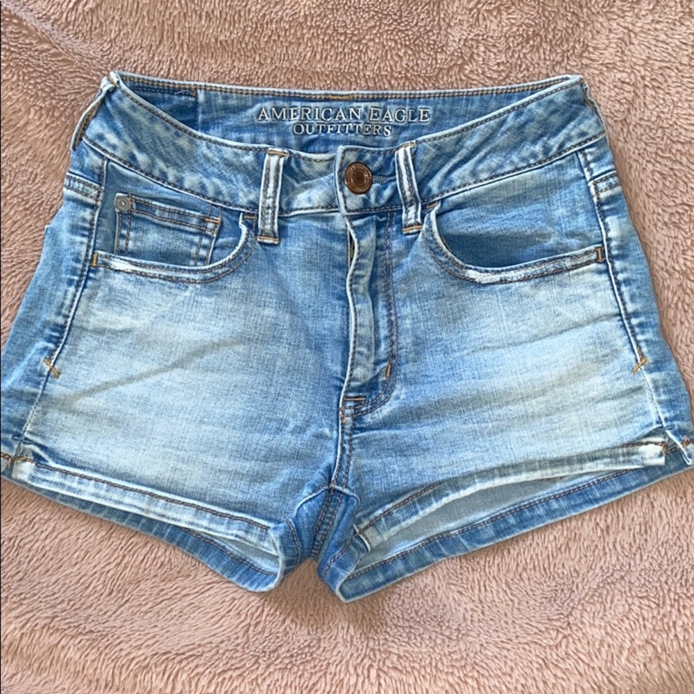 American Eagle Super Super Stretch Jean Shorts